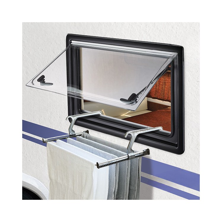 1 - Rack de secagem extensível Camper Van Balcony Window